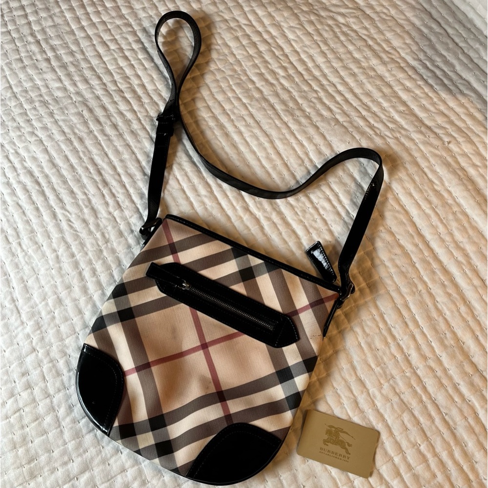 Authentic Burberry Nova Check Dryden Crossbody Bag